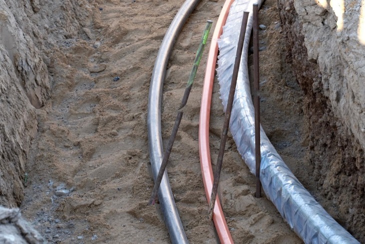 Kabelverlegung ohne Anschluss